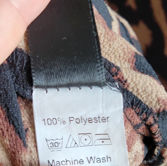 Shein Curve Leopard Spaghetti Strap Tank - Size US 2XL - Picture 4 of 5